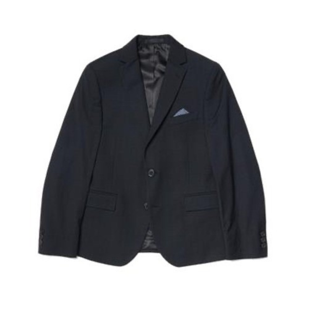 Lauren Ralph Lauren Big Boys Plaid Classic Sport Coat - Black - Size 12R